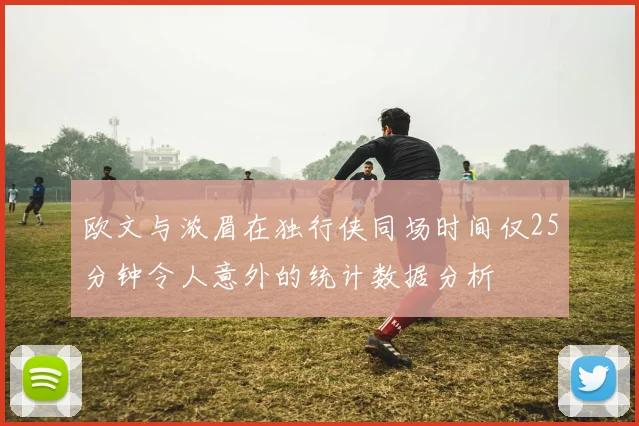 欧文与浓眉在独行侠同场时间仅25分钟令人意外的统计数据分析